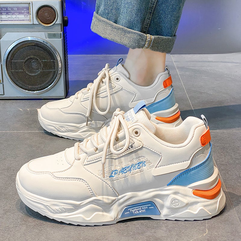 Men'S Shoes Fleece-Lined Warm Cotton Shoes Youth Sports Leisure Heightening Torre Tide Shoes - Image 3